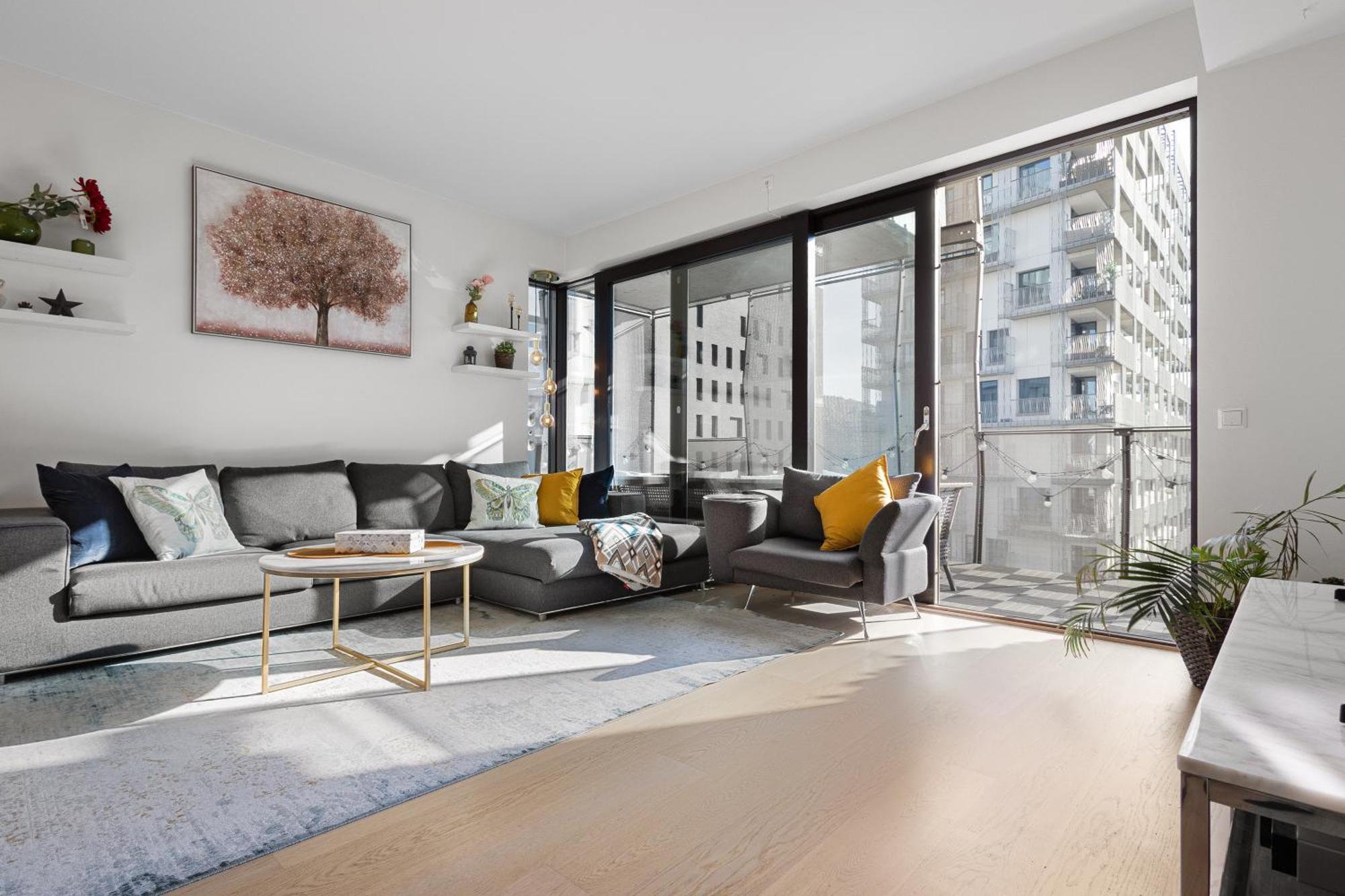Spacious Modern 2Br Apartment At Central Oslo Barcode Exterior foto